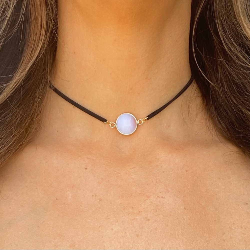 Opalite Crystal Choker Necklace